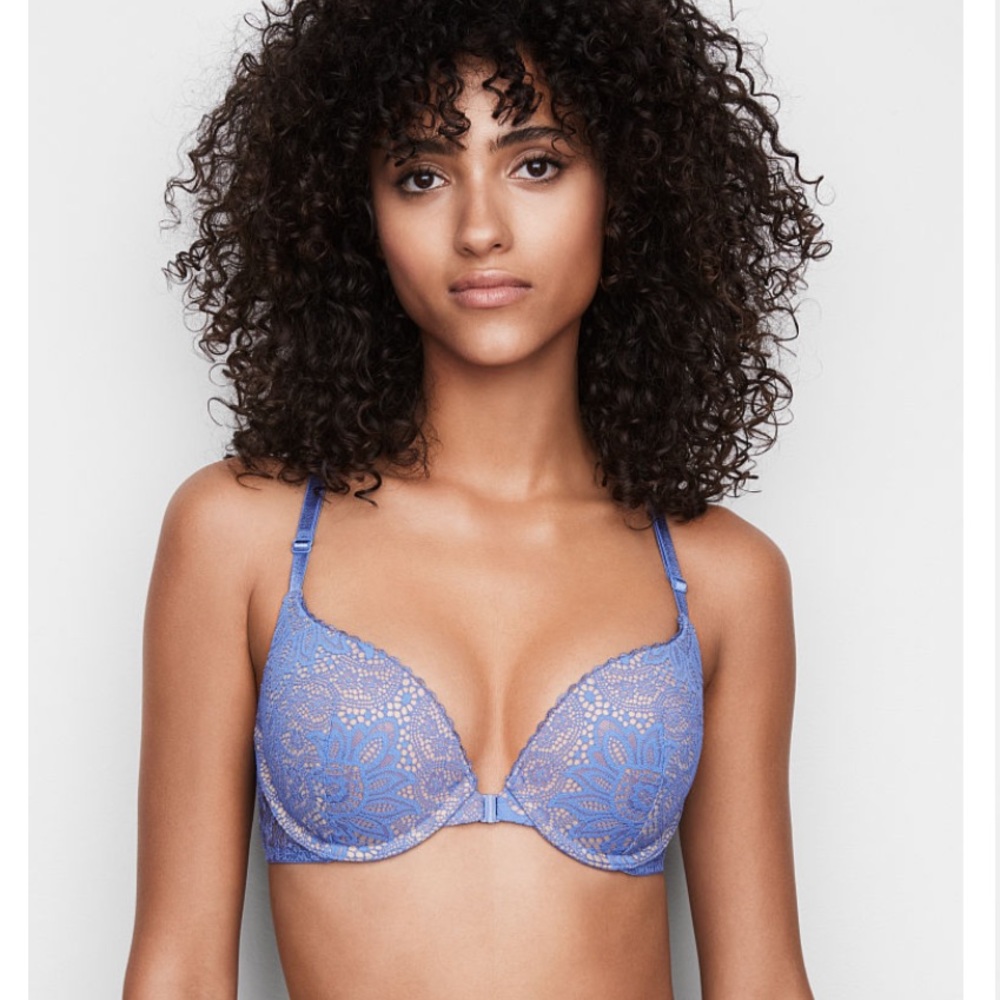 Victoria’s Secret Chantilly Lace Lace Up Push Up Bra